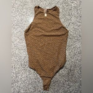 Fendi x SKIMS bodysuit, brown. Worn twice.